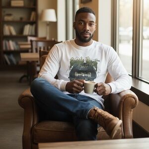 388 - 🏍️ Long Sleeve Artwork Men's T-Shirt